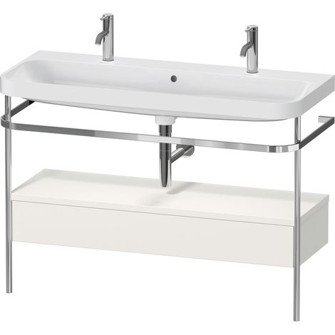 Set c-bonded Duravit Happy D.2 Plus con consola metálica y cajón,