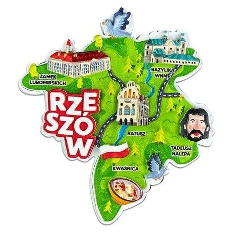 Ich liebe Polen Rzeszów Magnet ILP-MAG-C-RZE-13