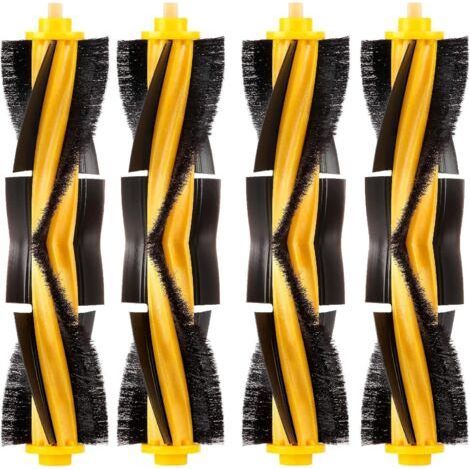 ALLIANDIS(4 pièces) Brosses à Rouleaux Brosse Principale Pièces de Rechange pour Robot aspirateur Ecovacs DEEBOT OZMO 920 950 T8 AIVI Max T9 T5 N5 N7 N8+ N8 Pro DX55 DX93 DJ65 (1/5)