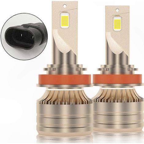 LED-Scheinwerfer H4 H7 8000 lm 6000 K Auto 9005 9006 H11 HB3 HB2 9003 Wasserfeste Glühbirnen 2er-Pack (1/5)