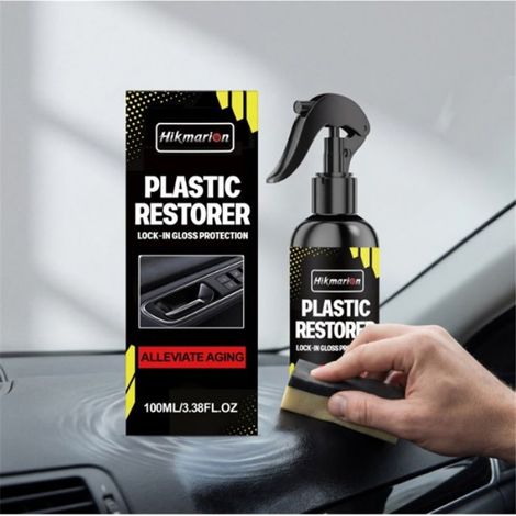 Auto Trim Restorer–Spray de revêtement d'ameublement de véhicule 100ml Spray de rénovation de voiture avec finition protectrice,2p (1/5)