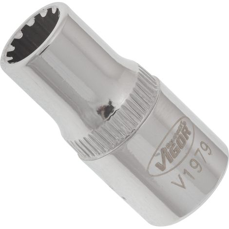 Douille ∙ V1979 ∙ Carré creux 1/4 pouce (6,3 mm) ∙ Profil de multifonction ∙ Taille 6 mm (1/4)
