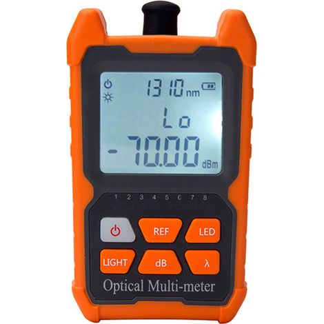 Mini wattmètre optique portable pour éclairage LED, testeur de câbles à fibre optique réseau haute précision (1/5)