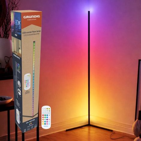 Grundig lampadaire Noir H140xl43xL43cm (1/4)