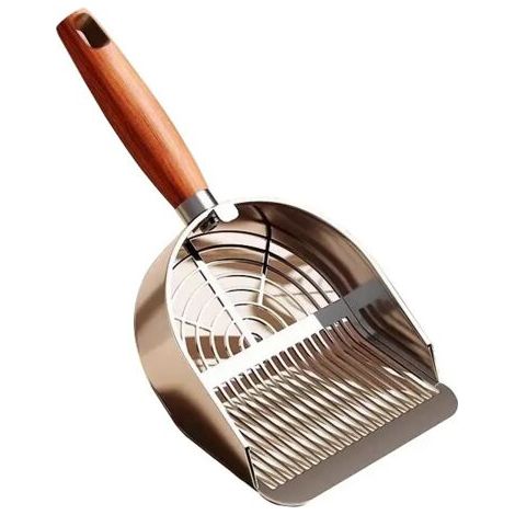 Pelle à litière pour chat de qualité supérieure Pelle à litière profonde pour chats de grande taille avec long manche Convient pour bac à litière pour chat Facile à ramasser et à jeter