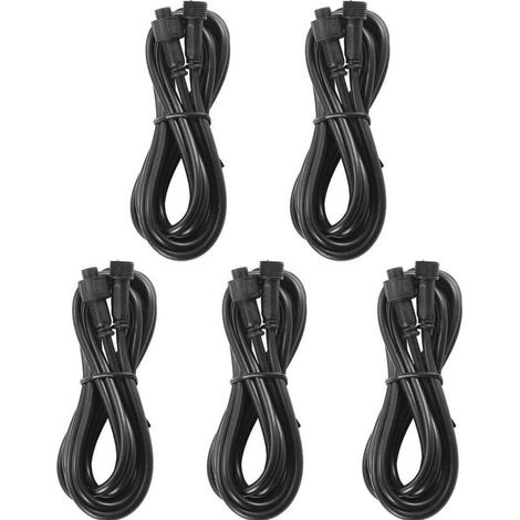 10 pcs 1M 2Pin Câble d'extension IP67 résistant à l'eau pour lampes LED Couleu RGB Spot Led Eclairage extérieur Spot (1/4)