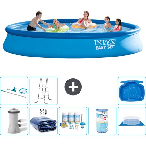 Intex Piscina Easy Set Rotonda - 457x84 cm - 8-pezzi  S41192 (1/5)