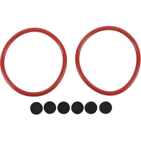 Gummi-O-Ring-Set, 2 O-Ringe und 6 Ersatz-Unterlegscheiben für Revox NAB-Adapter, Dichtungsreparaturset (1/5)
