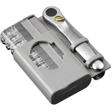 Lot de 12 Micro Clé à cliquet Set de tournevis avec poignée réversible et adaptateur pour montage de meubles et réparation automatique (FO-9212C) (1/5)