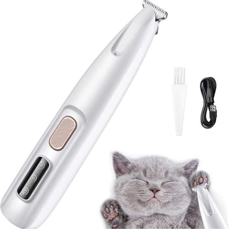 Lime à ongles électrique sans fil, silencieuse et étanche pour chiens, avec lumière LED, pour une utilisation lors du toilettage des animaux de compagnie.-AquaForge (1/5)