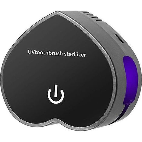 Support de désinfection pour brosses à dents, séchage automatique, désinfection UV, sans perforation, porte-brosses à dents mural B (1/5)