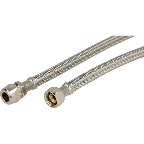 Flexible d'alimentation d'eau potable 10 mm QV  3/8’’ écrou chapeau