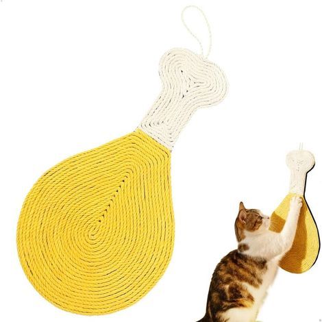 Kratzbaum für Katzen, Kratzbrett für Sofa und Wand, Kratzbrett in Form eines Hühnerfußes, 43 × 22 cm (1/5)