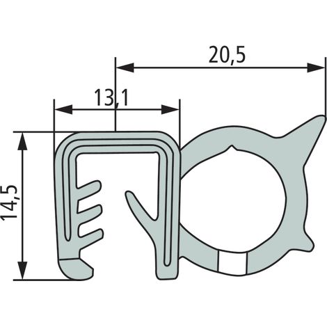 Guarnizione 4mm 654921394/25 GRANITO