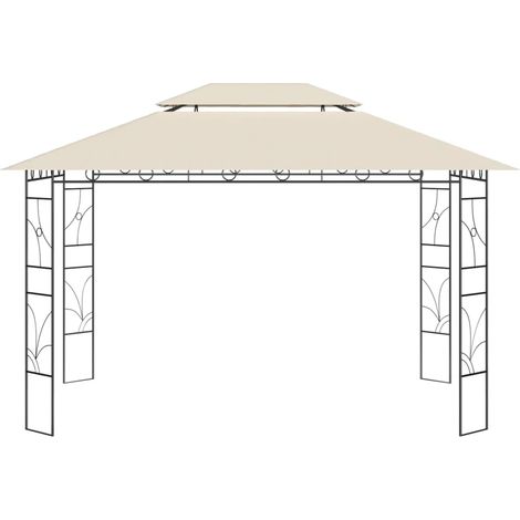 Belvédère 4x3x2,7 m Crème 160 g/m² (1/5)