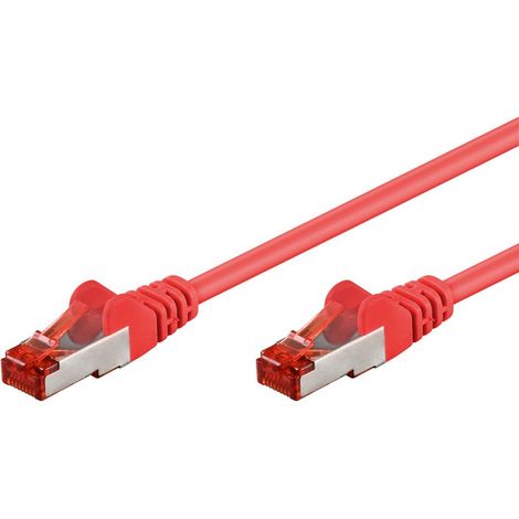 INTELLINET Cavo di rete Patch in CCA Schermato Cat. 6 Rosso S/FTP 10 m Bulk