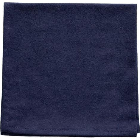 Serviette en tissu en coton orange pour mariages, 42 x 42 x 0,2 cm, pliable, lot de 1 (1/5)