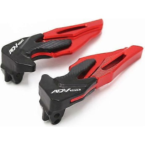 Fußstütze/Klappständer aus Aluminiumlegierung für Honda Adv 150 PCX 150 160 – Rot