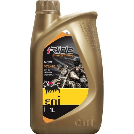 AGIP (ENI) I-RIDE MOTO 10W40 HUILE MOTEUR SEMI-SYNTHÉTIQUE (1L)