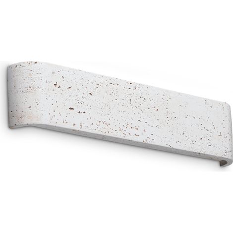 Ideal Lux applique moderna Delta 1 luce LED integrato cemento policarbonato
