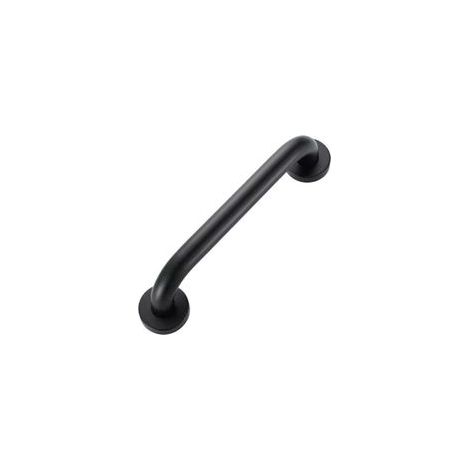 Barre d'Appui Douche Noir 400mm Poignée de Douche de Sécurité Barre d'Appui WC Handicapé Barre de Soutien pour Toilette Barre de Maintien Douche et WC