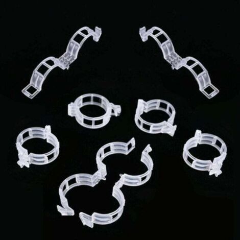 Jardinage Garden Plantes Fixation Clips, pour Tomates, Roses, Concombres et Plante de Vrille, Légumes Vigne Tiges de Croissance Droit et Plus Sain (100 Pcs) (1/4)