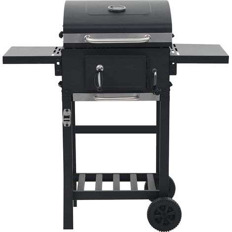 Maison Exclusive - Barbecue a Carbonella con Ripiano Inferiore Nero
