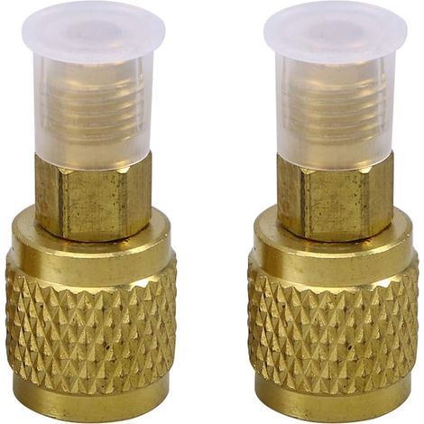 Adaptateur Climatiseur R410 - Coupleur Rapide pour Tuyaux de Climatisation - Étanche - Compatible Système Frigorifique R410A - 2 Pièces (1/5)
