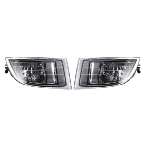 Fari fendinebbia alogeni adatti per Toyota Land Cruiser Prado 120 (2002-2009), fendinebbia abbaglianti integrati nel paraurti.