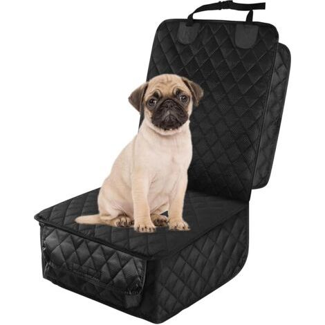 Housse De Siège Avant De Voiture pour Chiens, Coussindu Sièged'antiusure des Animaux De Compagniesurvoiture, Résistant Aux Rayures Protecteur pour Animaux, pour Voitures, Camions(Noir)