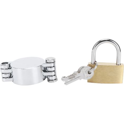 Serrure Pour Robinet Extérieur - En Laiton - Étanche Avec Joint En Caoutchouc - Pour Robinets Standard 1/2 Pouces - 1 Pièce
