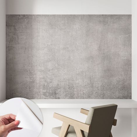 Papier peint autocollant avec imprimé  pour intérieur moderne application facile a motif Motif en béton 104x70 cm (1/5)