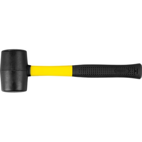 Hammer Strend Pro HM211 450 g, 300mm, Gummihammer, BlackHead, PVC Griff, TPR