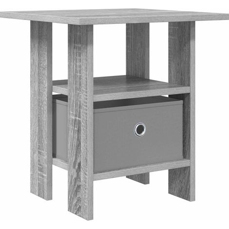 Maison Exclusive - Nachttisch Graues Sonoma 41 x 40 x 45 cm Holzw
