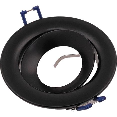 Foco de techo redondo negro GU10 Claro ID-1011 Idealed (1/3)