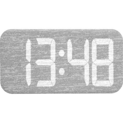TFA Dostmann 60.2042.02 Quarz Wecker Weiß, Grau Alarmzeiten 3 Großes Display (1/5)