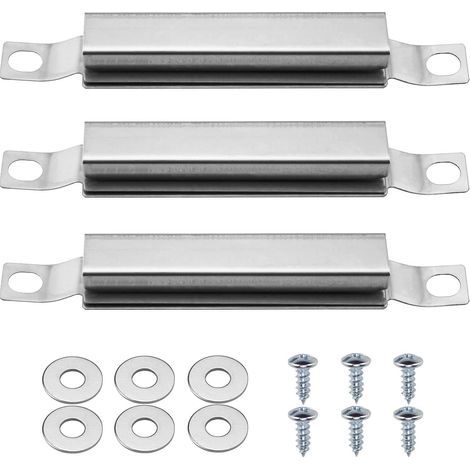 Set di 3 bruciatori di ricambio in acciaio inox - Tubo a croce universale regolabile per barbecue a gas (1/5)