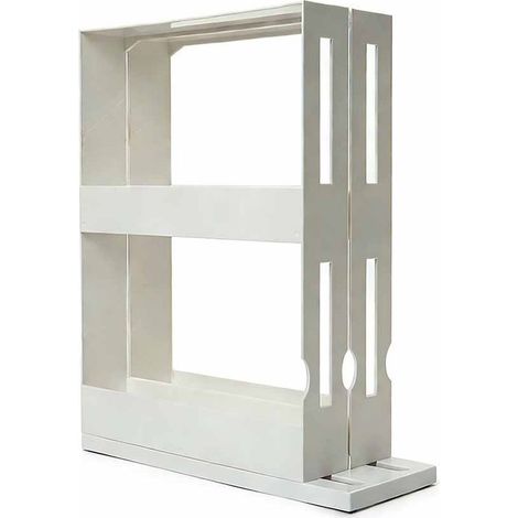 Porte-Epices Rotatif - Rétractable - Pour Cuisine Salle De Bain Plan De Travail - En Plastique - 1 Pièce (1/5)