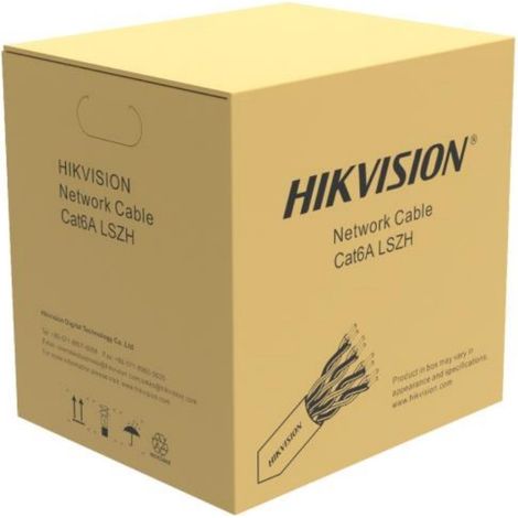 Cavo di rete U/FTP Cat6A LSZH CPR Cca 23AWG 305mt HIK DS-1LN6APSL3