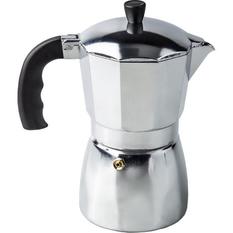 Caffettiera Supreme in alluminio grigio 12 tazze