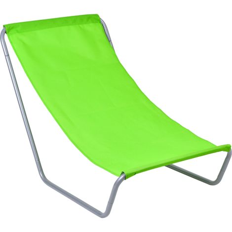Tumbona plegable de playa OLEK - lima