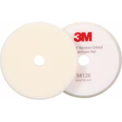 Tampon de lustrage orbital en mousse 3M Perfect-It 150mm Blanche 34126