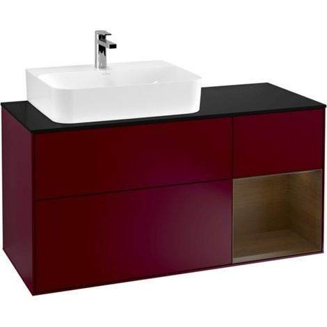 V&B Waschtischunterschrank Wandbeleuchtung Finion 120cm, Pl bla m, Reg li wal ven, Peo m (1/2)