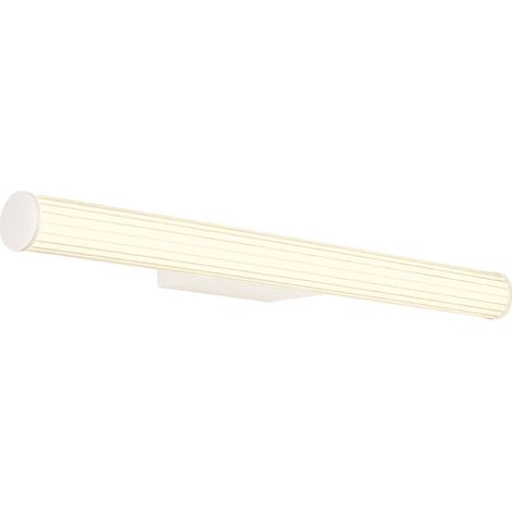Applique Murale Salle de Bain LED 12W CCT IRC90 IP44 Blanc Sablé ZAMBELIS 25456 - 360 deg - Blanc chaud - 3000K