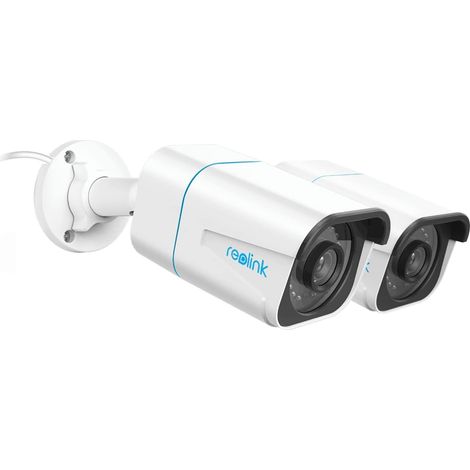 2 Pièces 4K Caméras de Surveillance Extérieure PoE avec Détection Personne/Véhicule/Animal, Caméra IP Etanche IP67, Time Lapse, Fente pour Carte microSD, Vision Nocturne 30m, Audio (1/5)