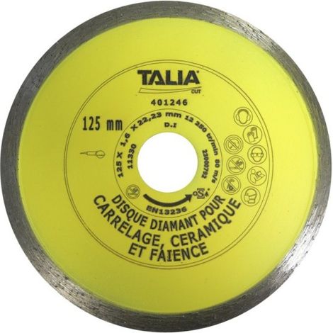 SOFOP TALIAPLAST - DISQUE LASER DIAMANT 115MM JANTE CONTINUE 6MM (1/2)