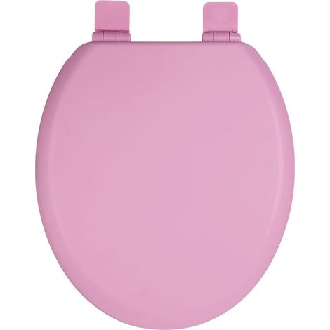 Abattant WC en bois mat – Doux au toucher et ultra lisse (sans peau d'orange), système d'abaissement automatique et fermeture rapide (Easy-Clean) – Forme en O, espacement des trous 155 mm (1/5)