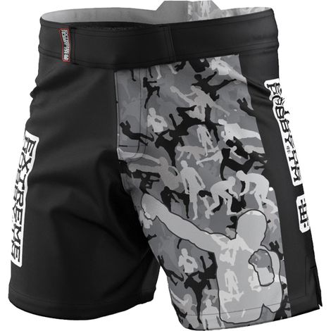 Pantaloncini sportivi da combattimento da uomo, taglia L, neri