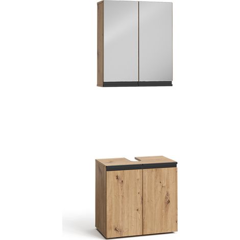 Conjunto de muebles de baño Torren, Artesano, 2 partes, Vicco (1/5)