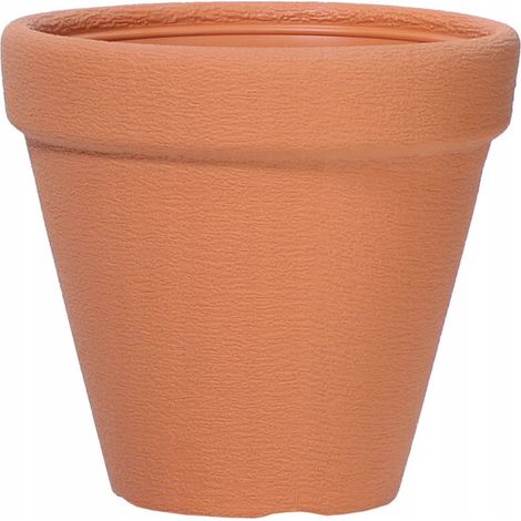 Klassischer runder Blumentopf DBC30 Terrakotta (1/3)
